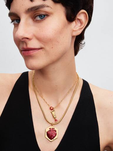 Charm-pendentif surdimensionné Cœur battant de Pat McGrath