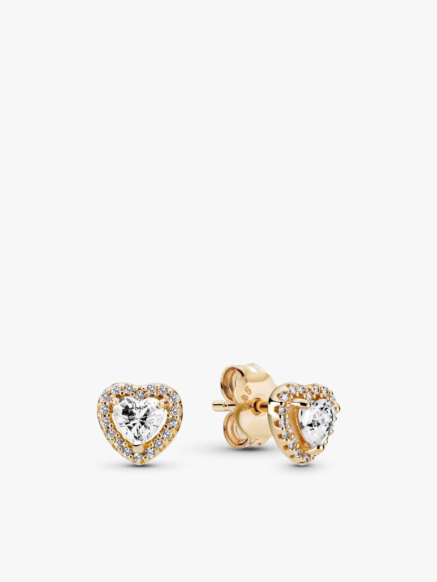 FINAL SALE - Elevated Heart Stud Earrings