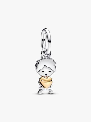 Charm-pendentif Garçon heureux