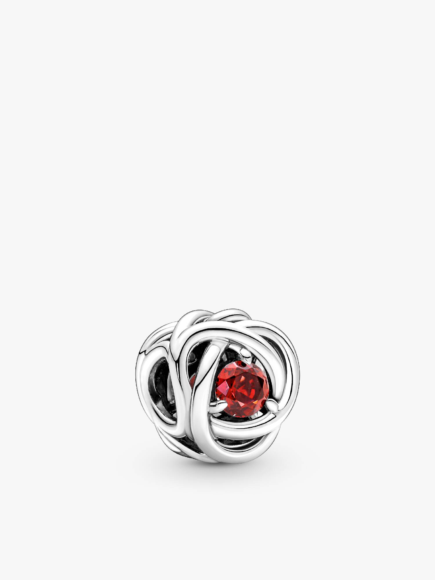 July True Red Eternity Circle Charm