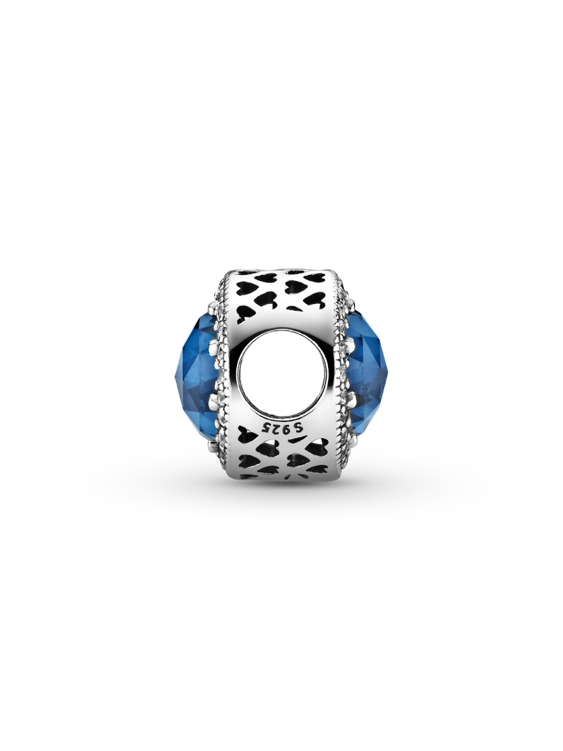 Sparkling Dark Blue Charm