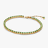 Bracelet tennis vert scintillant Bracelet tennis vert scintillant