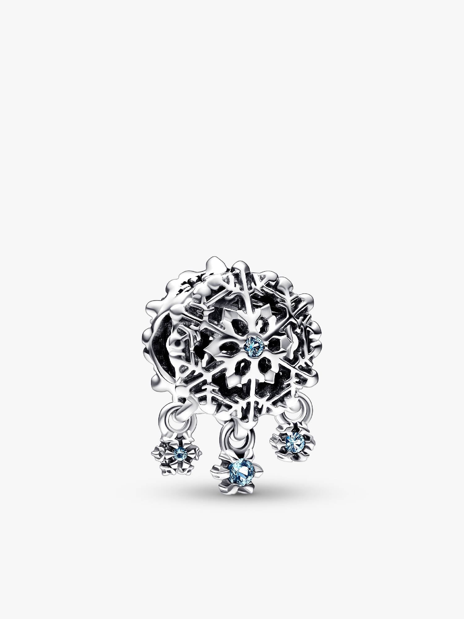 Icy Snowflake Drop Charm