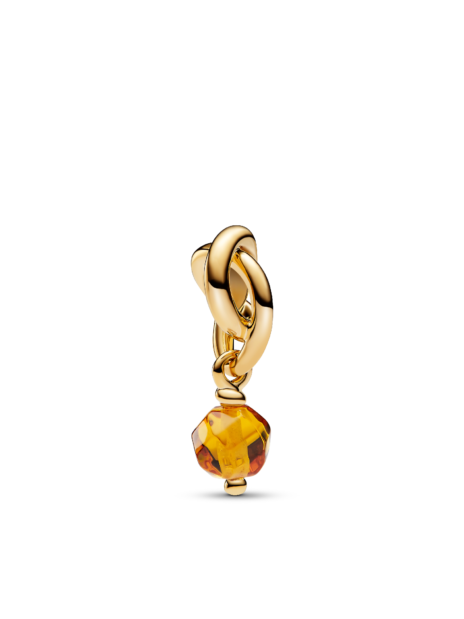 Collier à pendentif gravable avec charm Cercle éternel de novembre