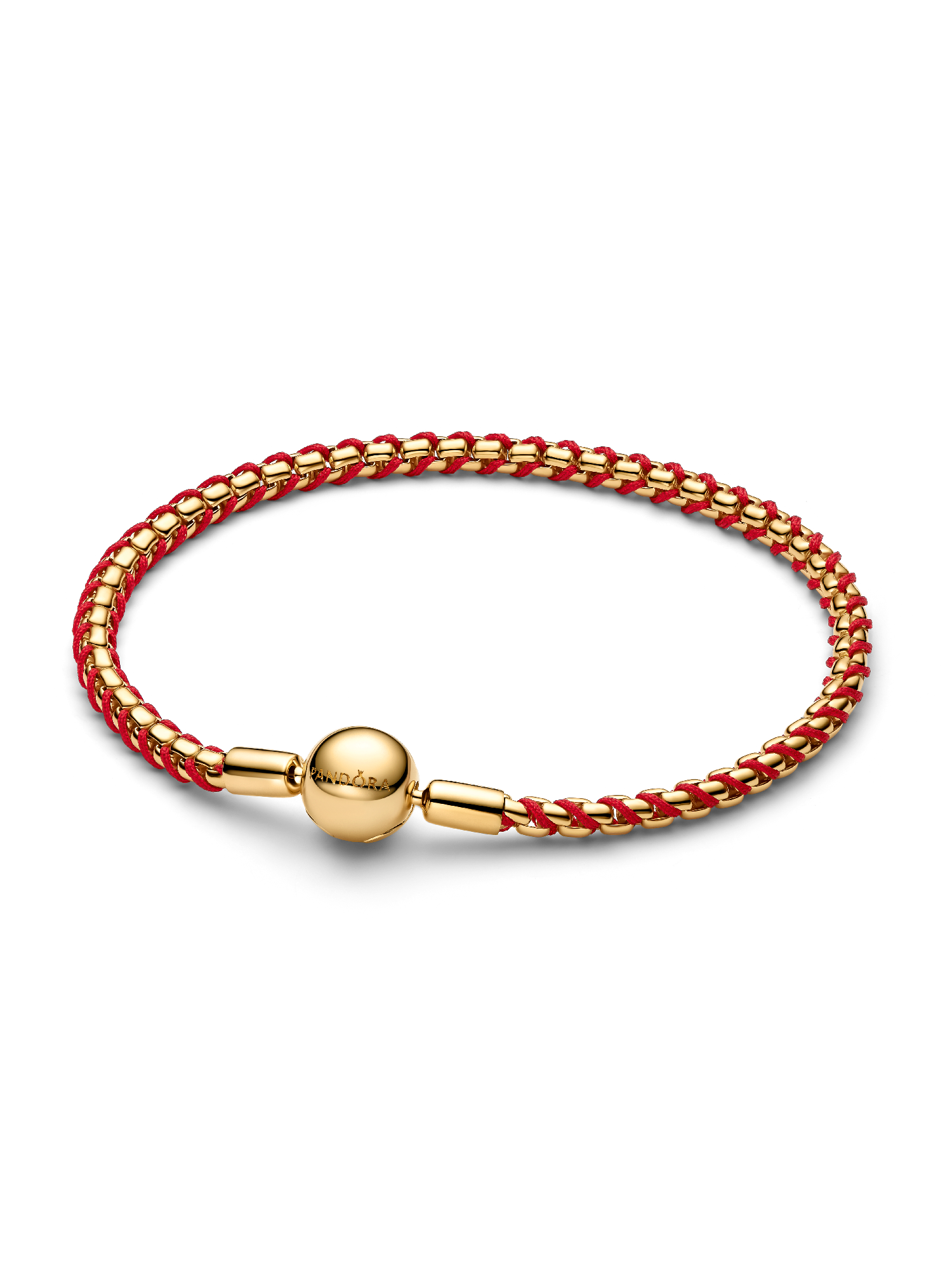 Red Cord Snake Chain Bracelet