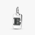 Pendentif rectangulaire lettre E Pendentif rectangulaire lettre E