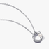 Collier Cercle en pavé de forme organique et perle de culture d’eau douce traitée Collier Cercle en pavé de forme organique et perle de culture d’eau douce traitée