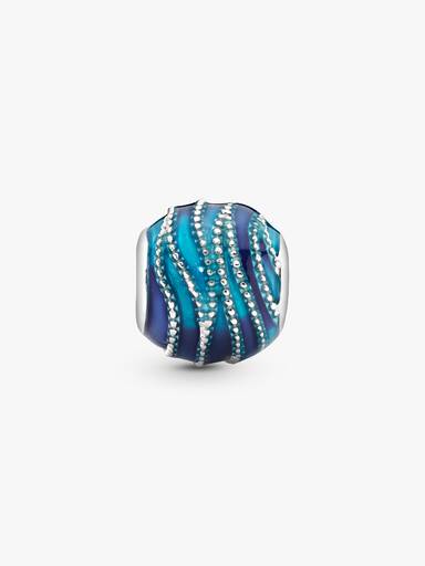 VENTE FINALE - Charm Vague bleue