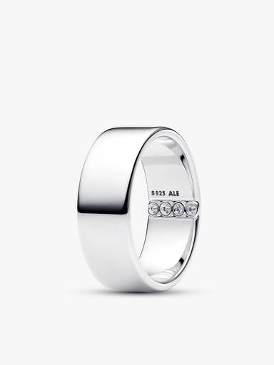 Ensemble de bagues gravables en argent sterling pour elle et pour lui