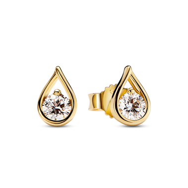 Pandora Infinite Lab-grown Diamond Stud Earrings 0.50 ct tw 14k Gold