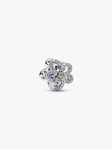 Charm ajouré Fleur en pavé