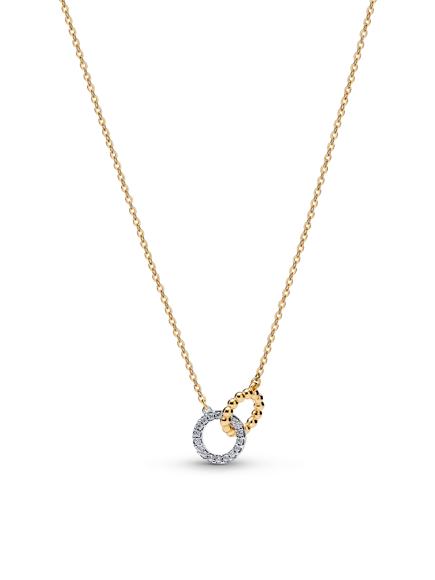 Ensemble de bijoux croisé et perlé