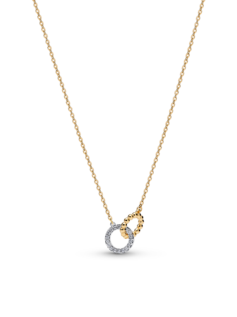 Ensemble de bijoux croisé et perlé