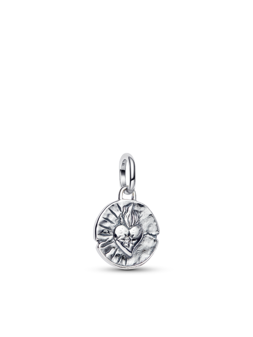 Heart Medallion Pendant Necklace