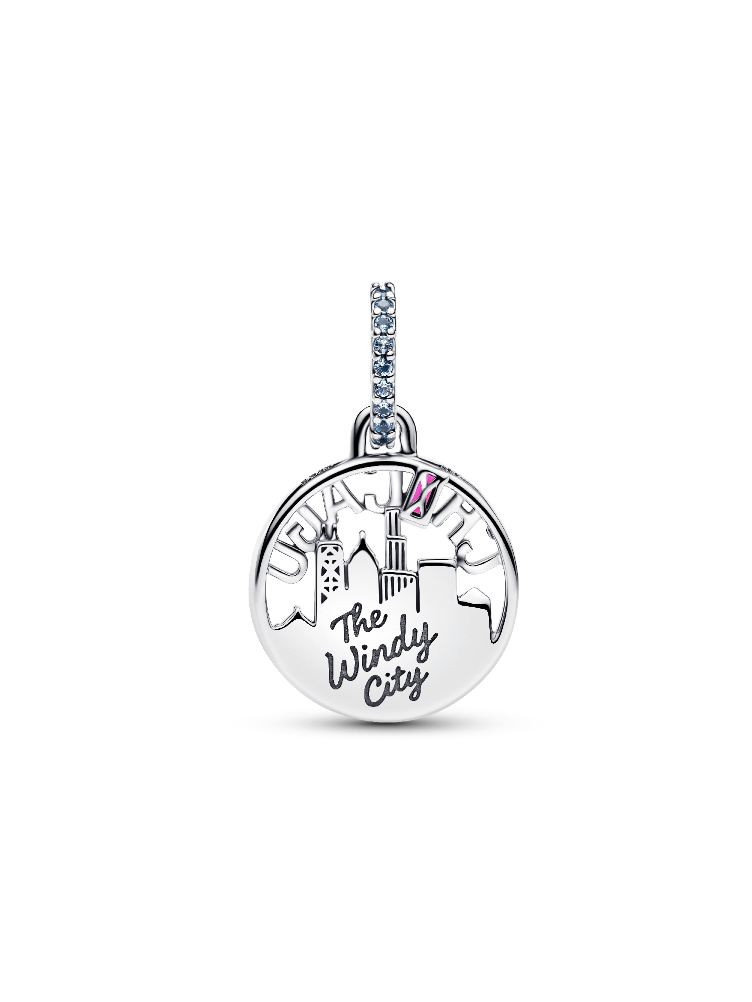 Chicago Skyline Dangle Charm