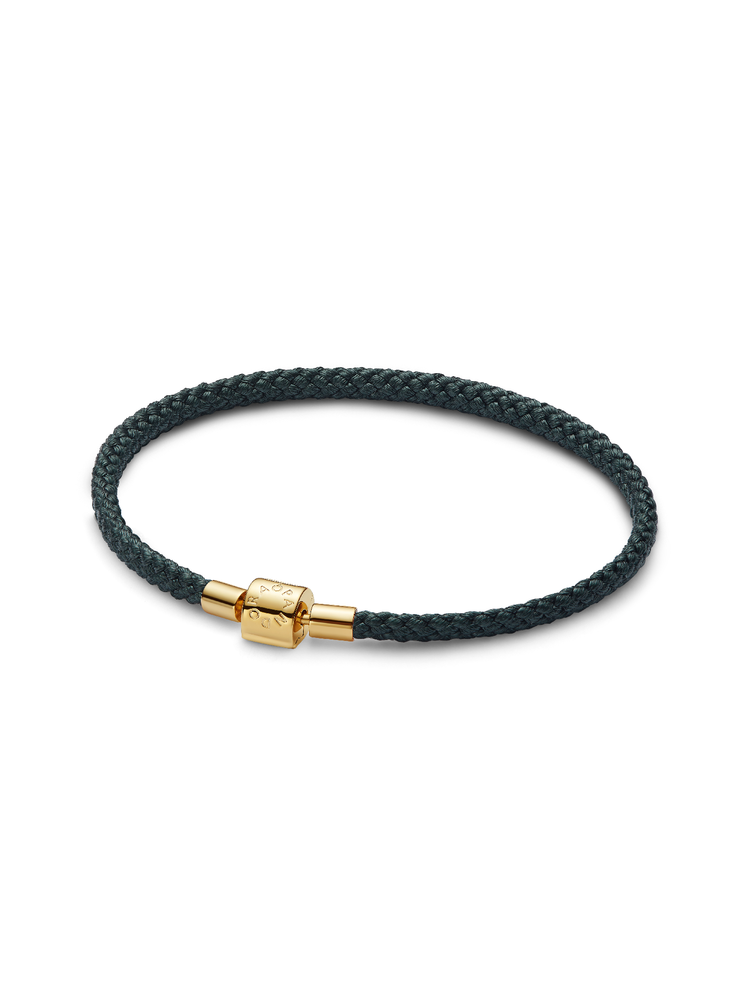 Bracelet Cordon vert scintillant
