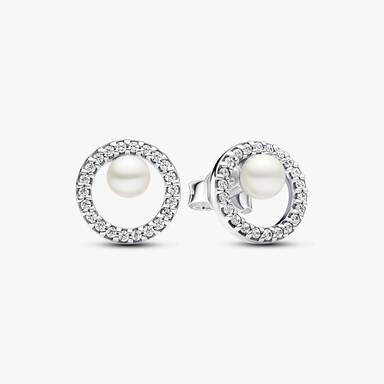 Treated Freshwater Cultured Pearl & Pavé Jewellery Gift Set