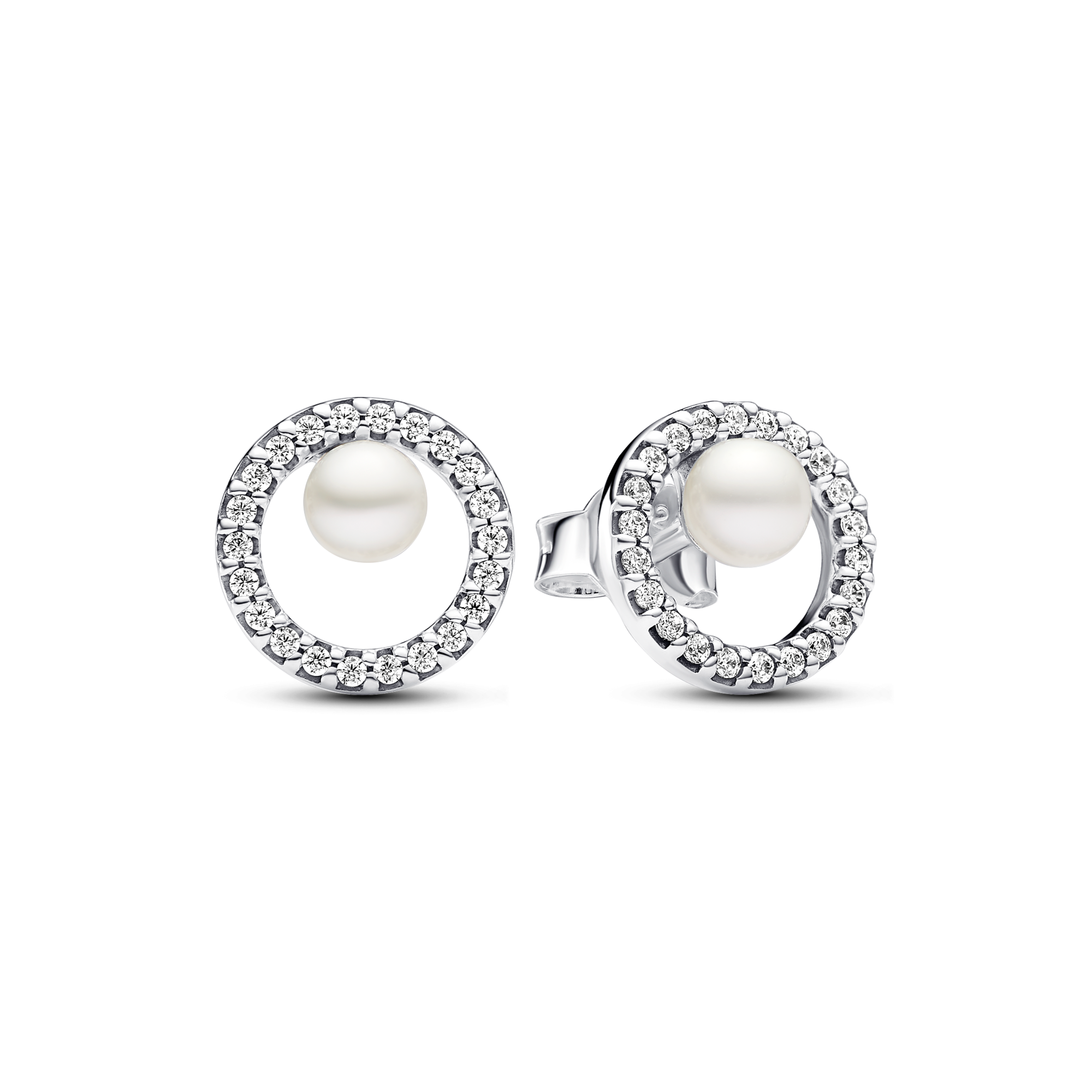 Treated Freshwater Cultured Pearl & Pavé Jewellery Gift Set