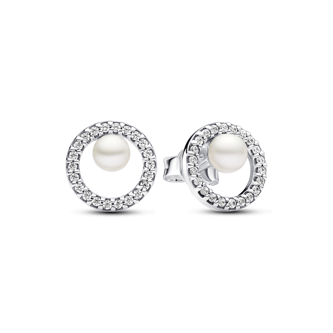 Treated Freshwater Cultured Pearl & Pavé Jewellery Gift Set