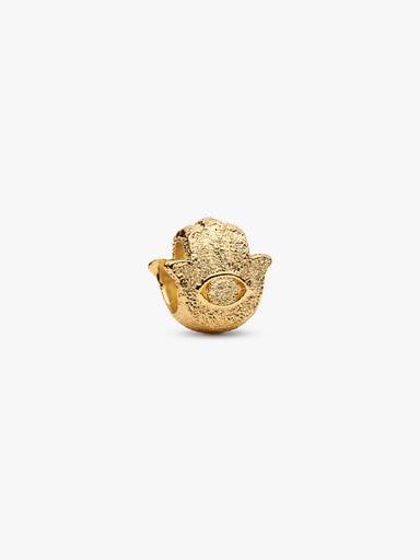Textured Hamsa Hand Mini Charm