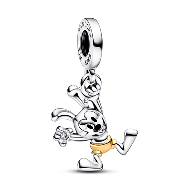 Charm-pendentif Oswald 100e anniversaire de Disney avec diamant créé en laboratoire de 0,015 ct pt
