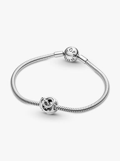 Family Always Encircled Heart Charm