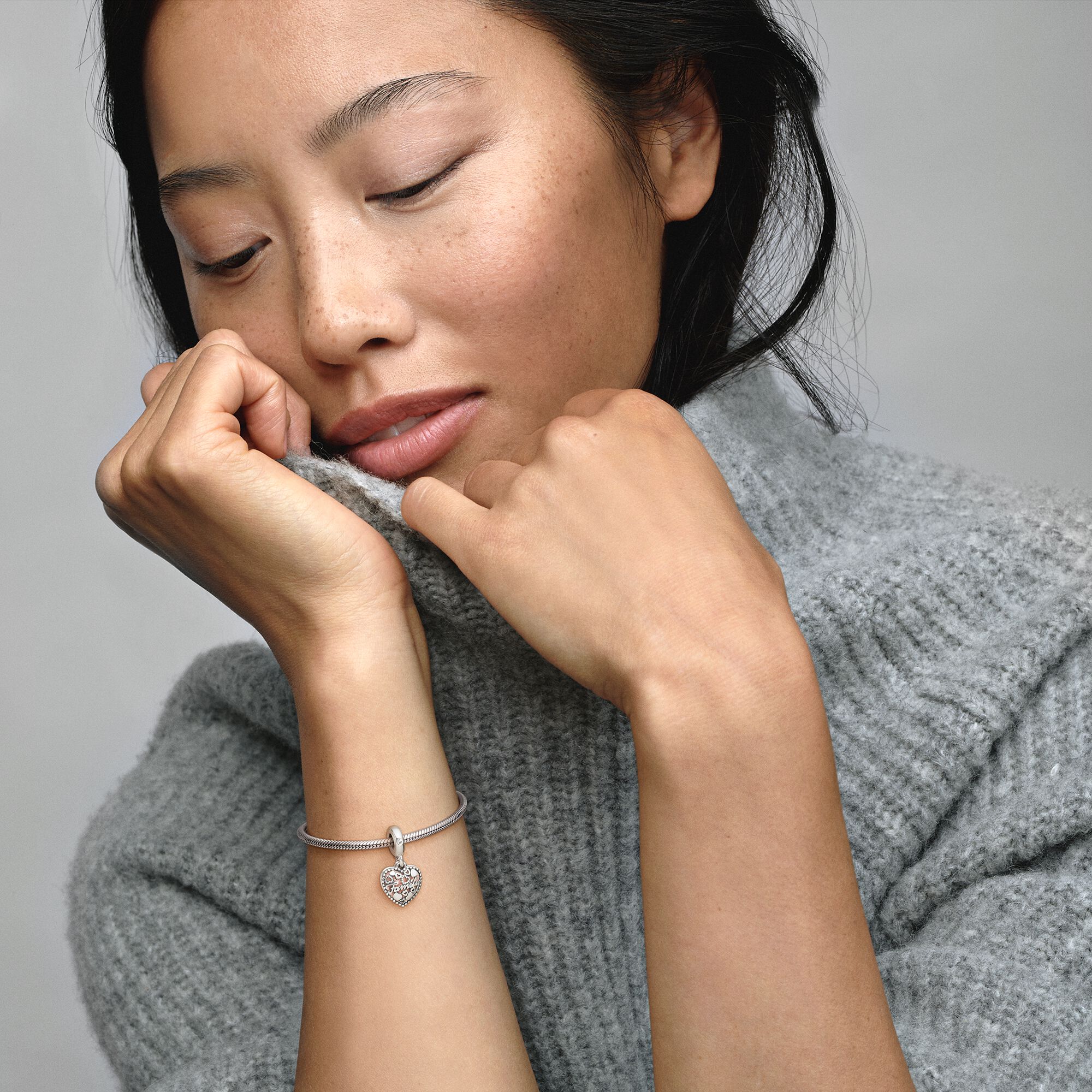 Love Makes A Family Dangle Charm with 