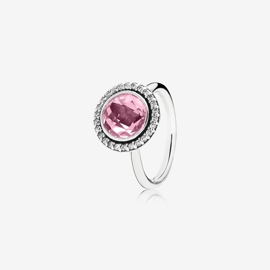 FINAL SALE - Brilliant Legacy Ring, Pink & Clear CZ image number 0