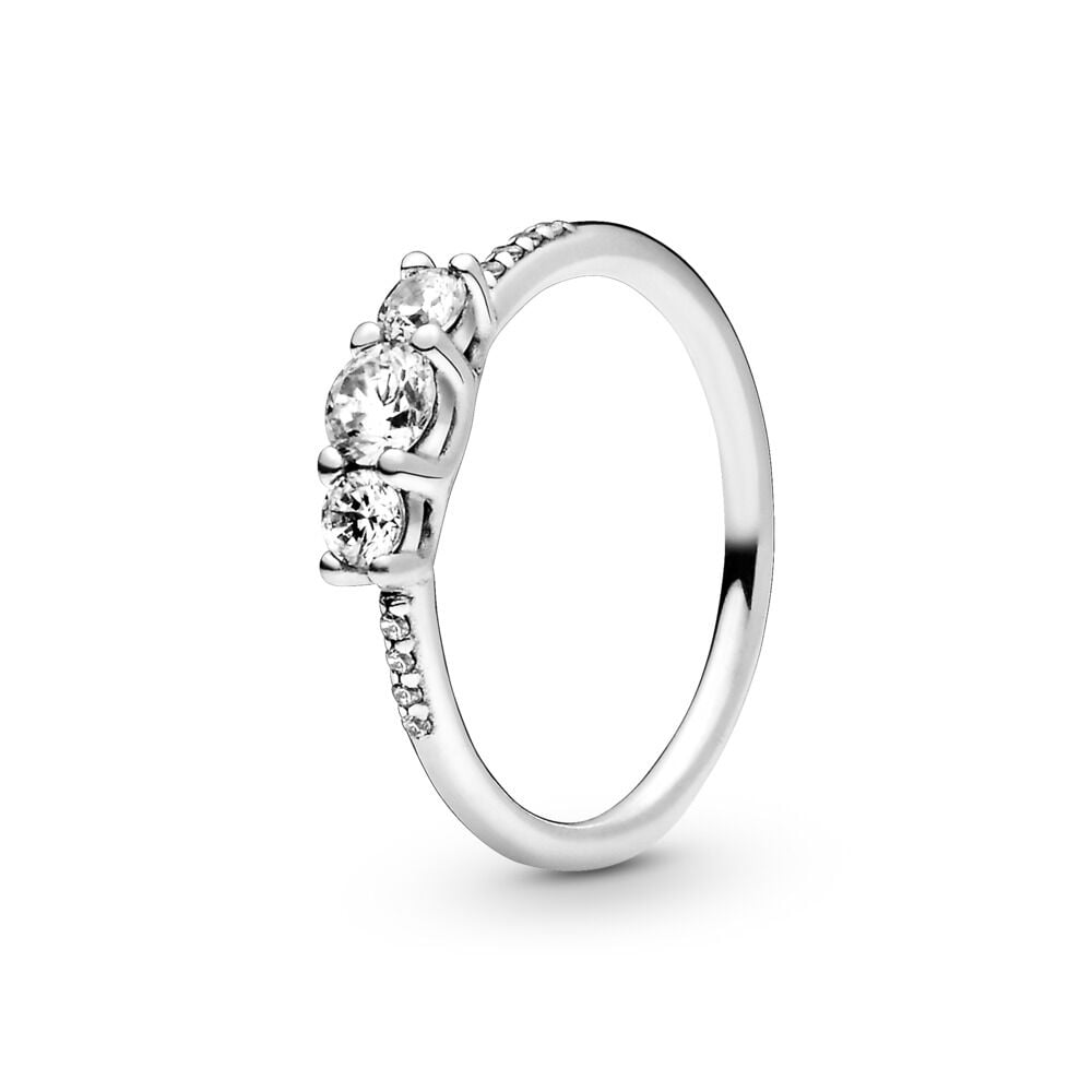 Fairytale Sparkle Ring with Clear CZ | Sterling silver | Pandora