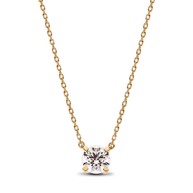 Pandora Era diamant cultivé en laboratoire collier à pendentif avec 1,00 carat tw en or 14 K