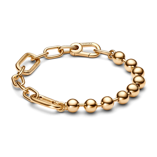 Pandora ME Metal Bead & Link Chain Bracelet