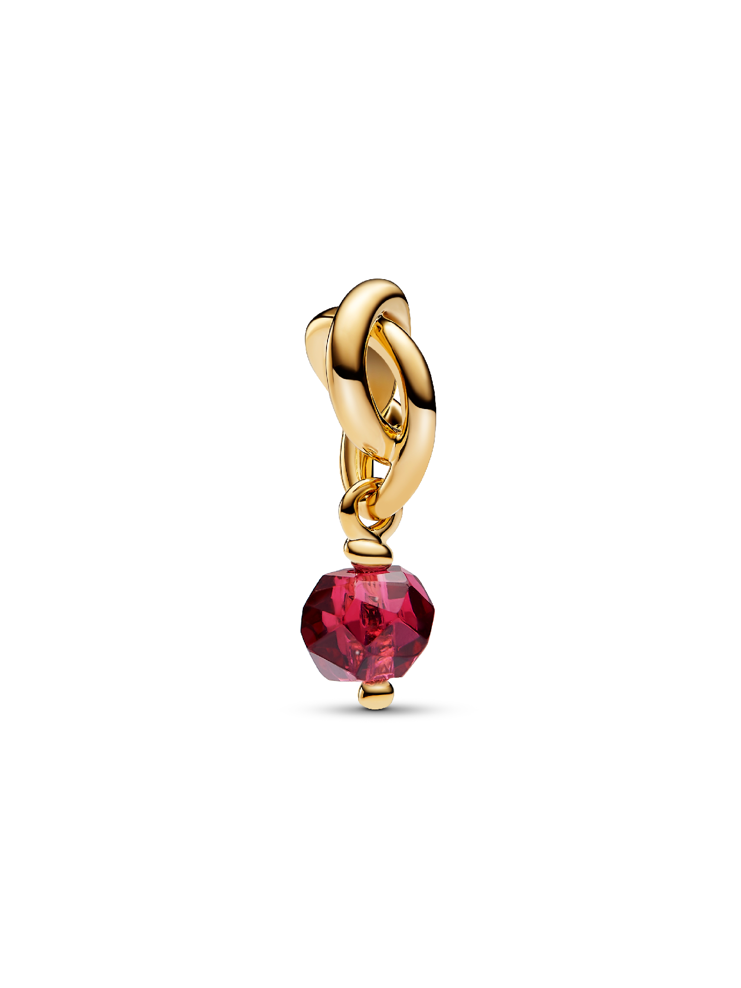July True Red Eternity Circle Dangle Charm