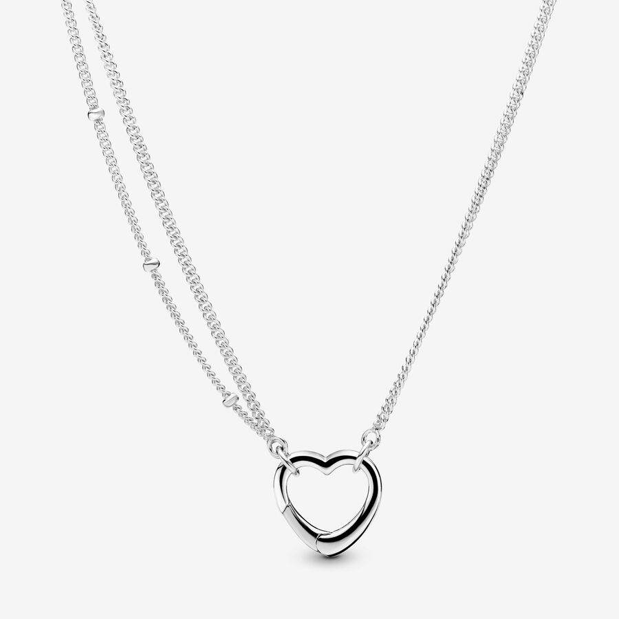 FINAL SALE - Open Heart Necklace image number 0