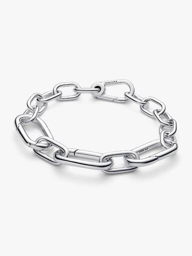 Bracelet en chaîne à mailles audacieuses