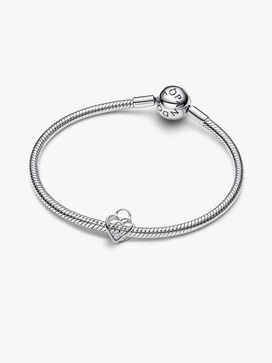 Charm Cadenas en cœur ajouré
