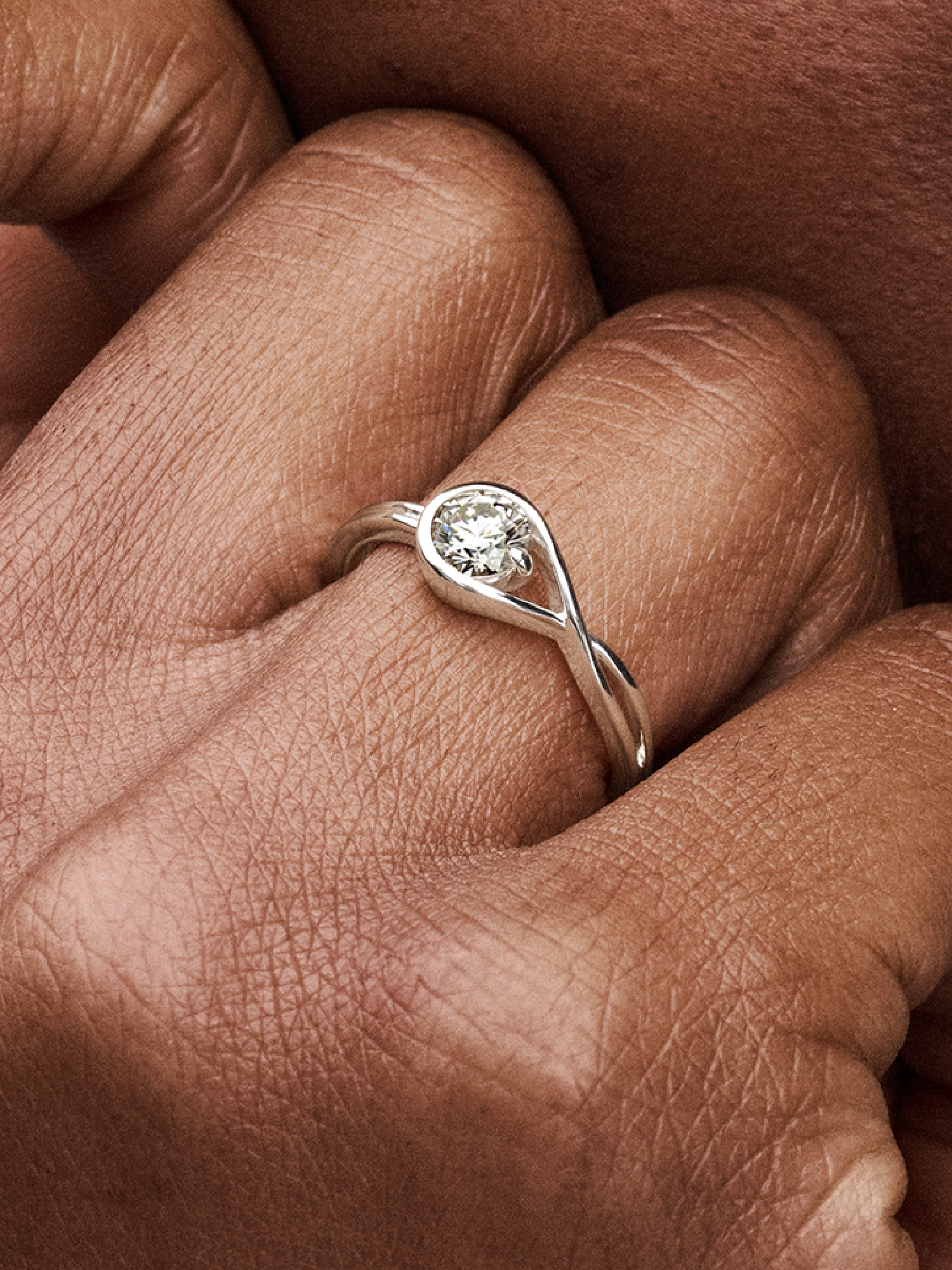 Bague à diamant cultivé en laboratoire Pandora Infinite