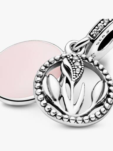 FINAL SALE - International Women's Day Tulip Flower Dangle Charm