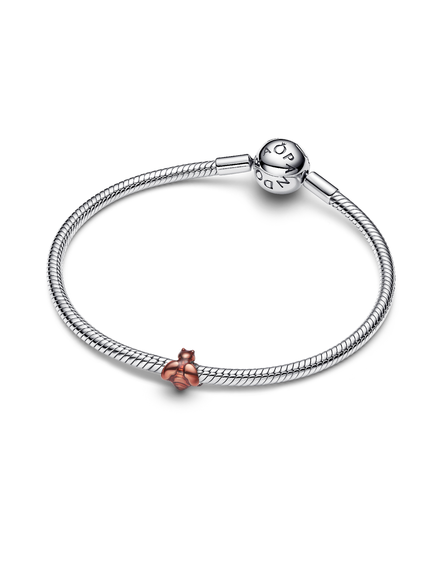 Orange Bee Mini Charm