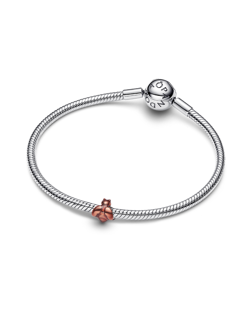 Orange Bee Mini Charm