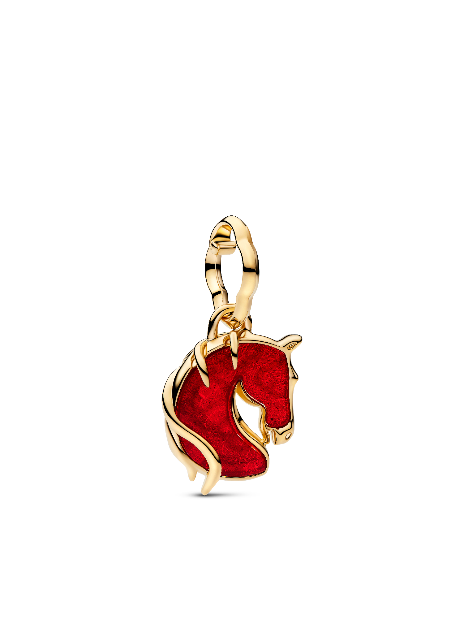 Red Murano Glass & Fire Horse Bracelet Set