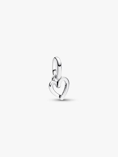 Mini charm-pendentif Cœur dessiné à la main Pandora ME