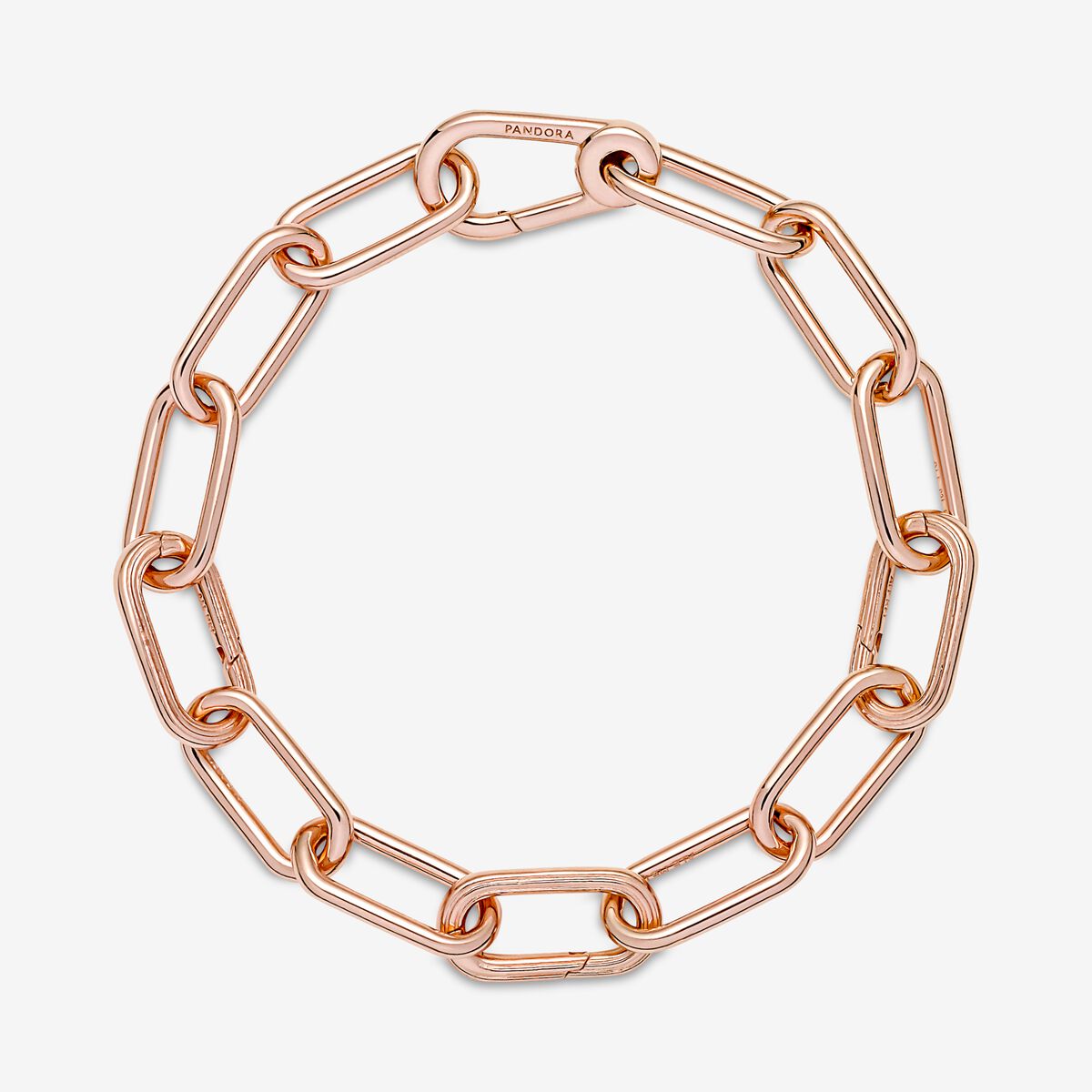 Pandora ME Link Chain Bracelet | Rose gold plated | Pandora Canada