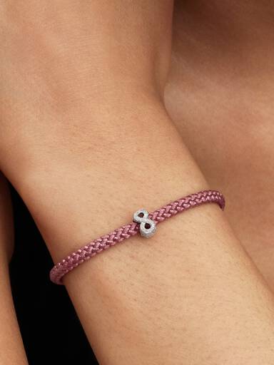 Mini charm Symbole de l’infini texturé
