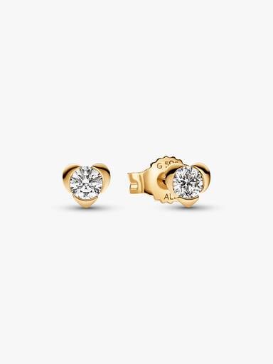 FINAL SALE - Pandora Talisman Lab-Grown Diamond Heart Earrings