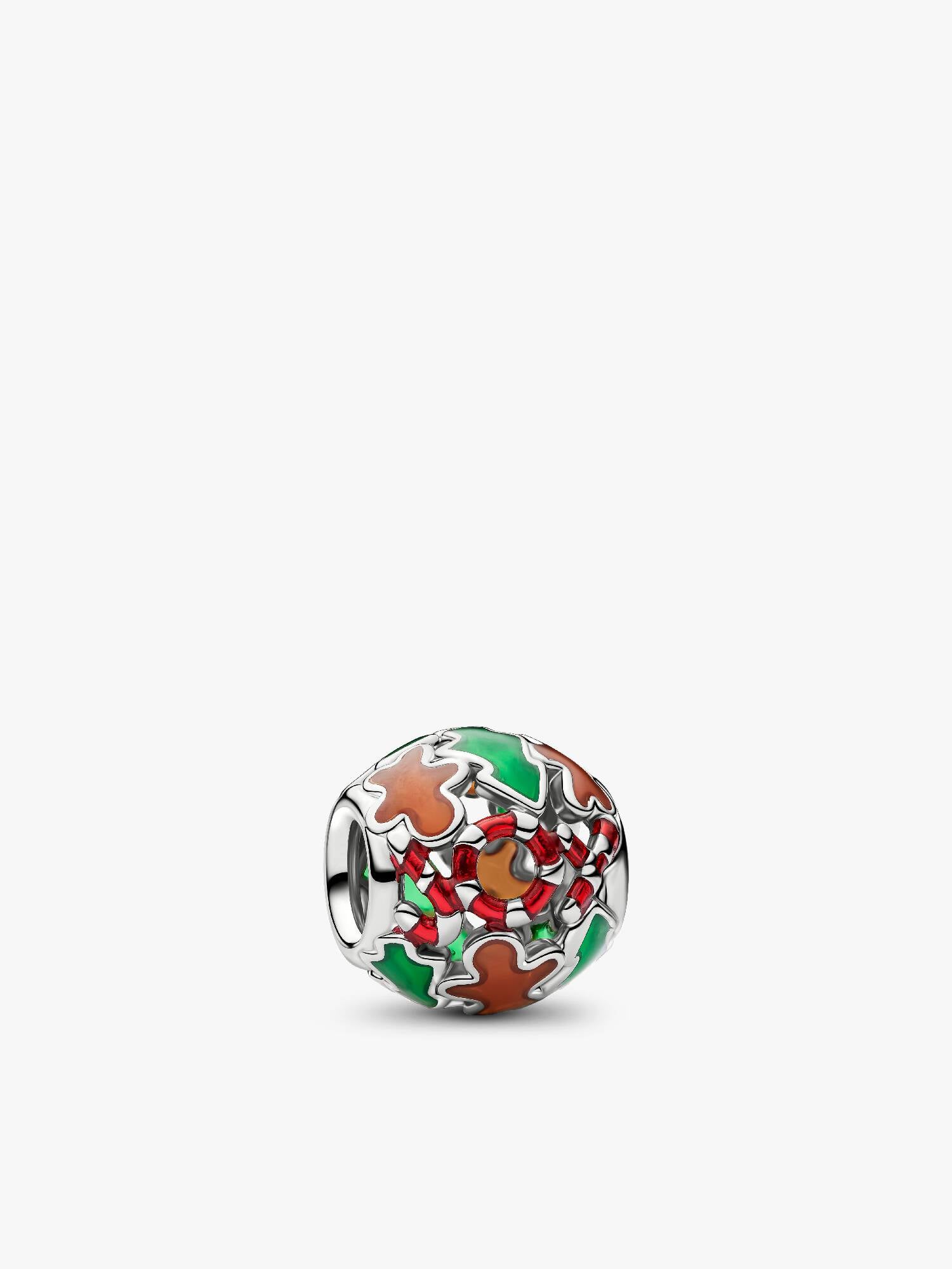 Holiday Joy Openwork Charm, Platinum Plated