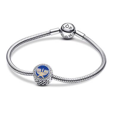 Love and Light Menorah Charm