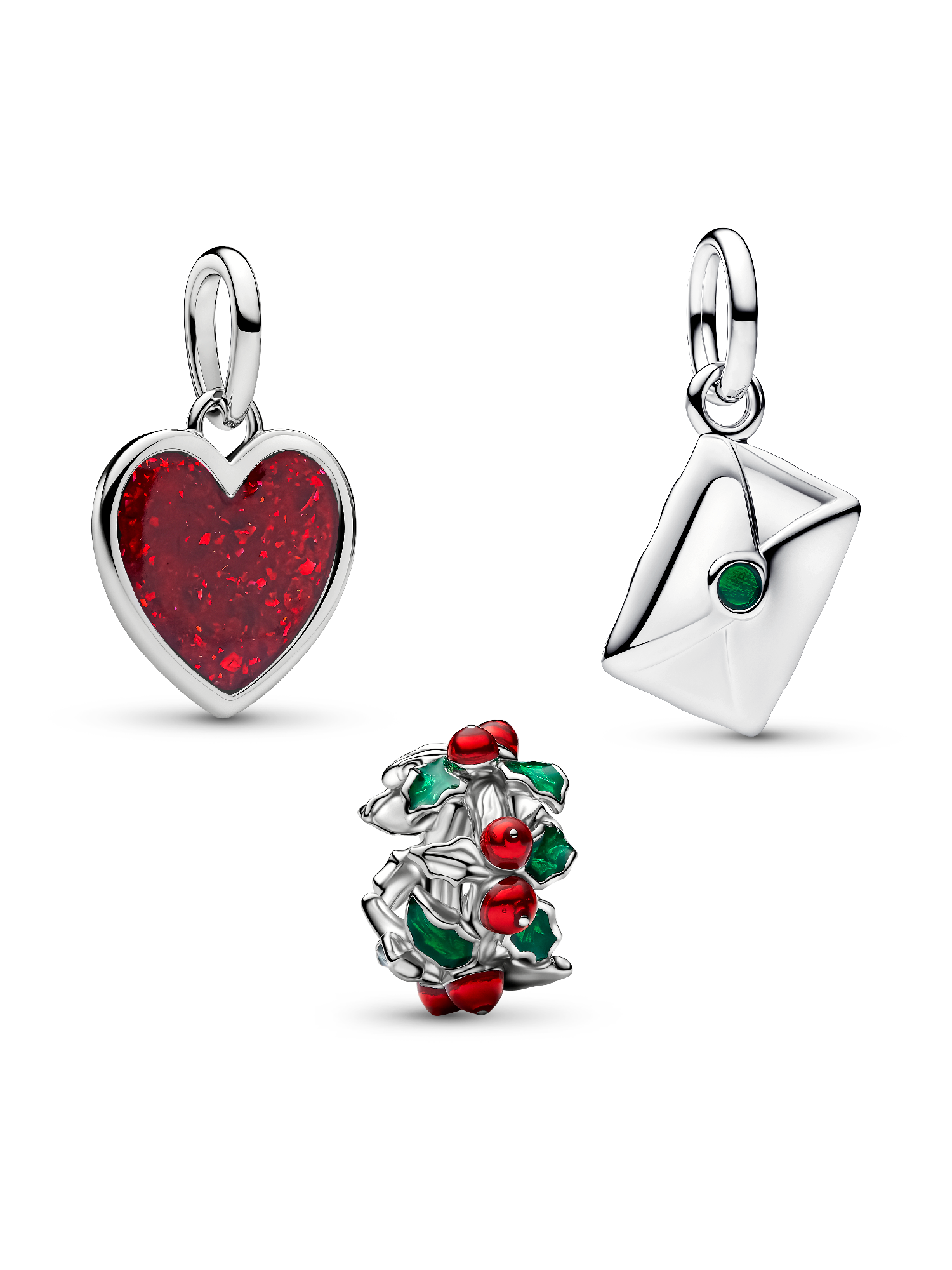 Engravable Letters to Santa Charm Trio