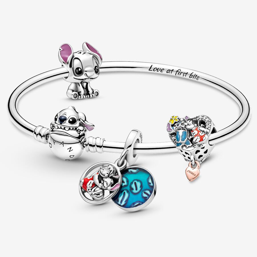 Ensemble de bracelet à charms Lilo et Stitch de Disney
