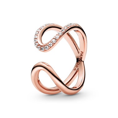 Wrapped Open Infinity Ring