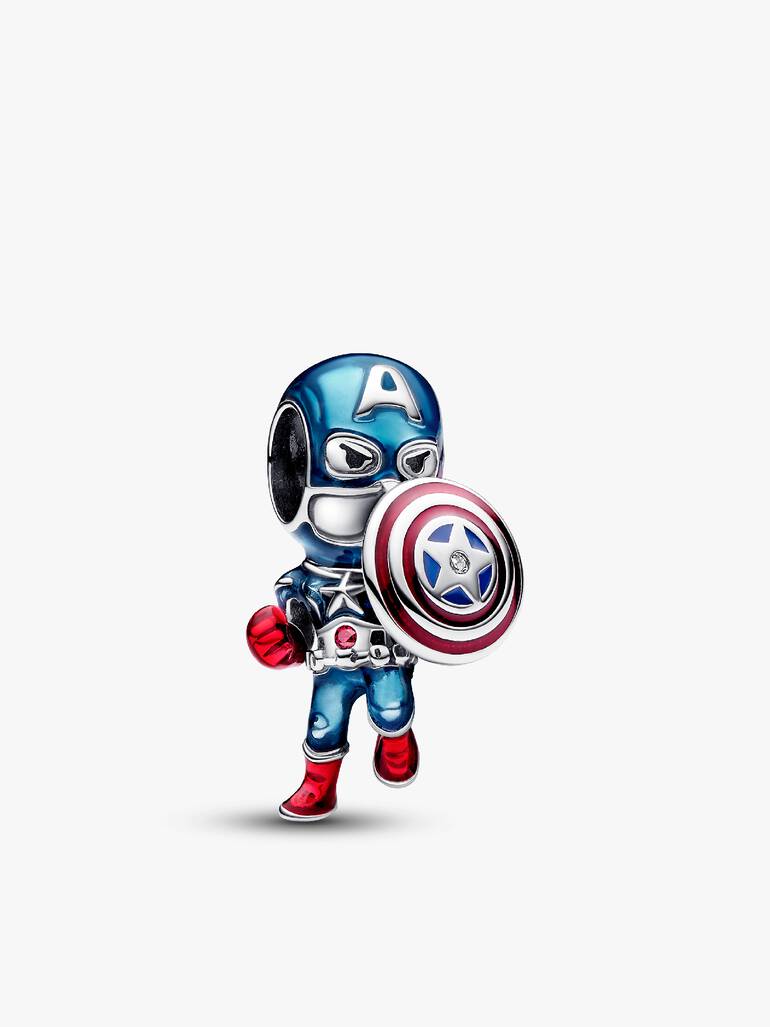 Ensemble de colliers à breloques Captain America